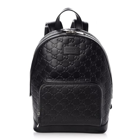 gucci black small handbag|black gucci mini backpack.